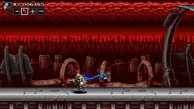 Blazing Chrome - First level, 21st try... смотреть онлайн