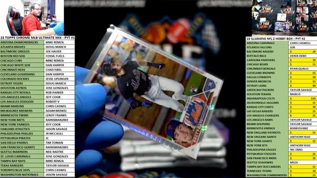 23 TOPPS CHROME ULTIMATE 8 BOX MLB MIXER - PYT #1 смотреть онлайн