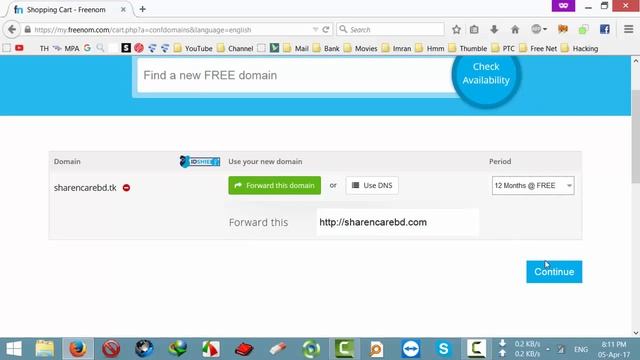 How to registration a free domain with dot tk || (Imran Tech Tube) смотреть онлайн