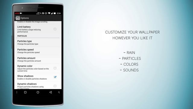 Waterize Live Wallpaper Promo смотреть онлайн