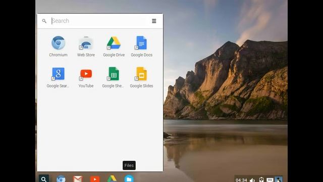 Chrome OS clone Chromixium OS 1.0, 1 minute tour смотреть онлайн
