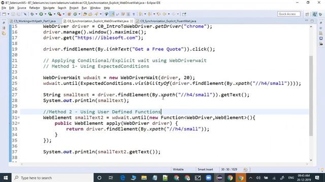 27 Synchronization FluentWait Intro смотреть онлайн