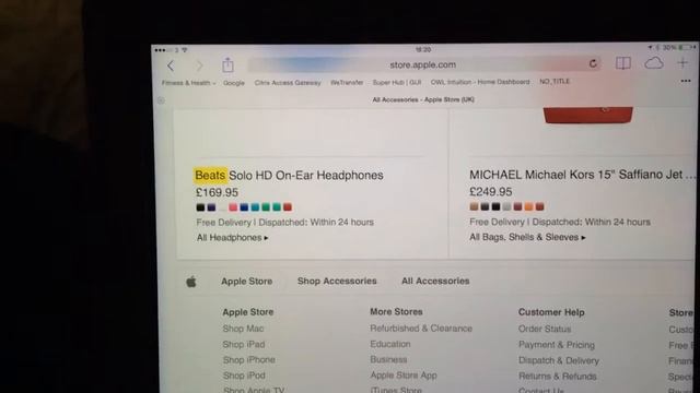 Text search on iPad iOS 7 Safari Webpage смотреть онлайн