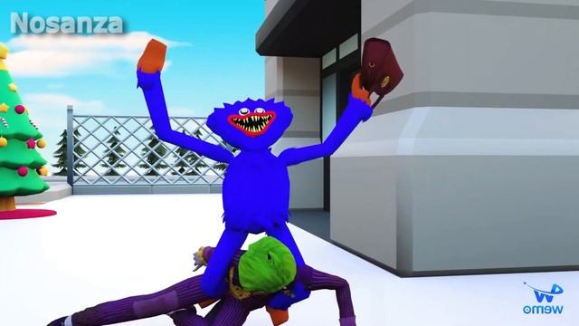 Scary Teacher 3D & Huggy Wuggy and Brave Nick || Meme Coffin Dance Song Cover смотреть онлайн