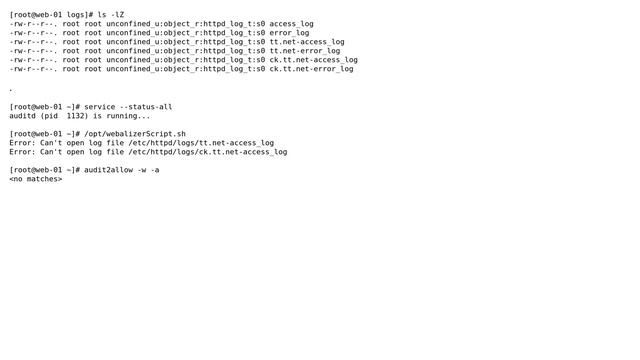 Unix & Linux: allow webalizer in selinux (centos) (2 Solutions!!) смотреть онлайн