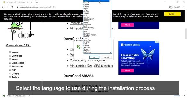 Download and Install Notepad++ 8.1.9.1 on Windows 10 смотреть онлайн