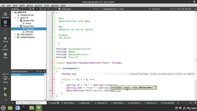 9. QSharedPointer with QMap смотреть онлайн