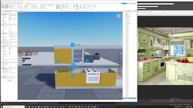 I'm Modeling Roblox. Kitchen Part 1  Моделирую. кухня, часть 1