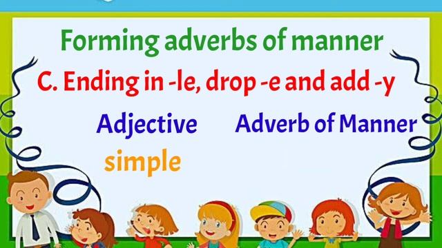Adverbs Of Manner