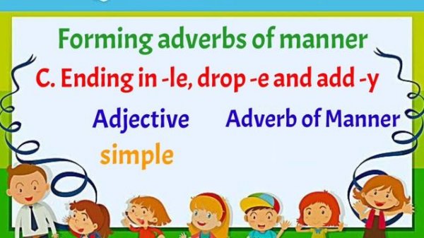 Adverbs of Manner