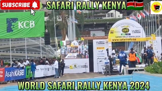 Safari rally 2024 Kenya🇰🇪 flagged off today at K. I. C. C in Nairobi today. смотреть онлайн