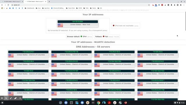 IPLeak.net WebRTC Test from Chromebook While Connected trough LinkNYC Public Wifi смотреть онлайн