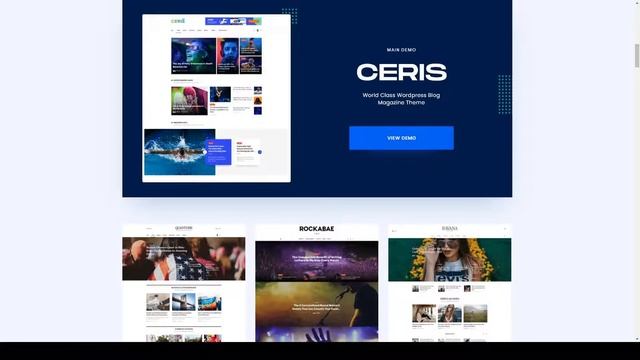 Ceris - Magazine and Blog WordPress Theme business news смотреть онлайн