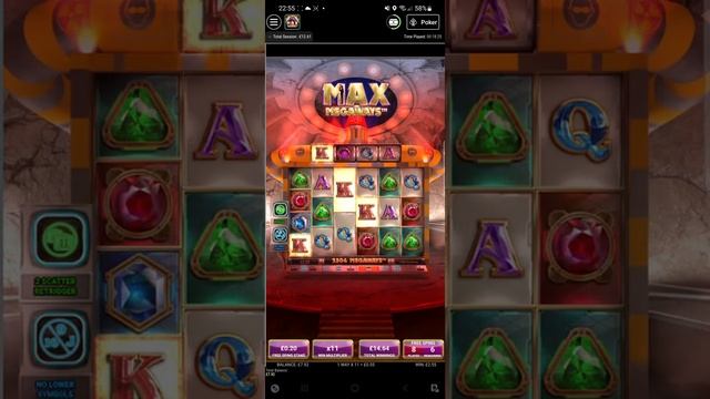Max megaways slot free spins feature 20p stake смотреть онлайн