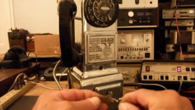 A&E 3 Slot Chrome Payphone Repair and Conversion www.A1-Telephone.com 618-235-6959 смотреть онлайн