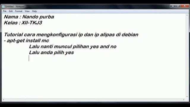 Tutorial Konfigurasi IP DAN IP ALIAS смотреть онлайн