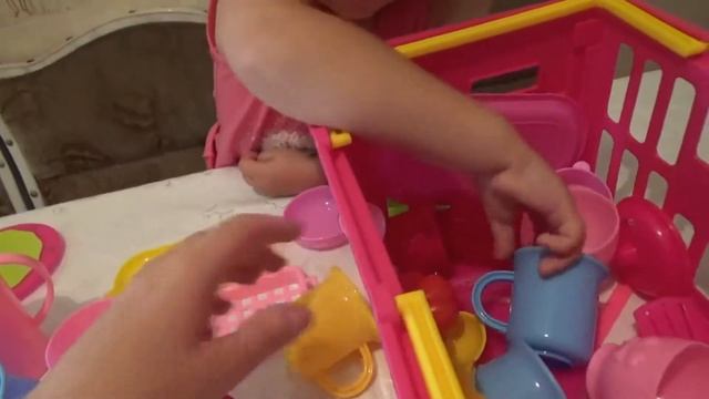 Распаковка новой  кухни с горой посуды и продуктами)))))