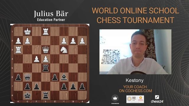 Learn Tactics #9: Tactics Recap with Kestony Kazlenas on CoChess.com смотреть онлайн