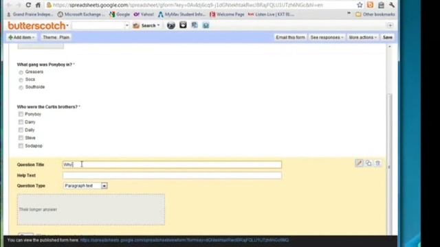 Google Apps in the Classroom: Using Google Forms to Create a Quiz смотреть онлайн