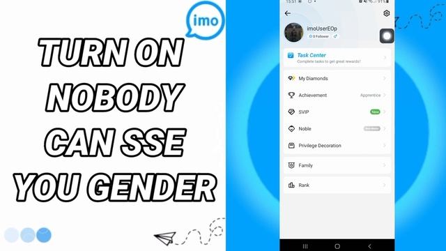 How To Turn On Nobody Can Sse Your Gender On Imo App смотреть онлайн
