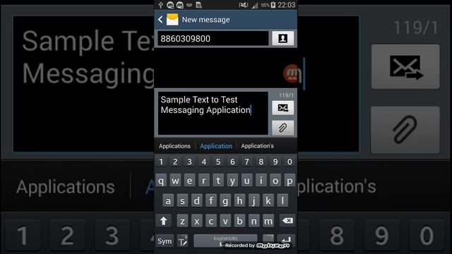 Android mobile Automation for native Messaging application смотреть онлайн