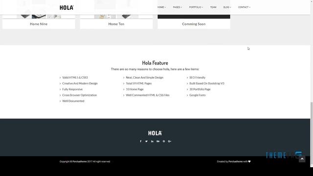HOLA - Minimal Portfolio HTML5 Template Davin Evan смотреть онлайн