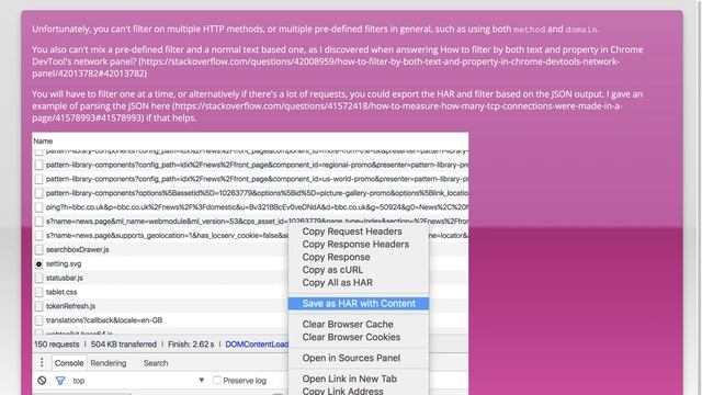 Chrome developer tools - Network - how to filter only POST and PATCH requests? смотреть онлайн