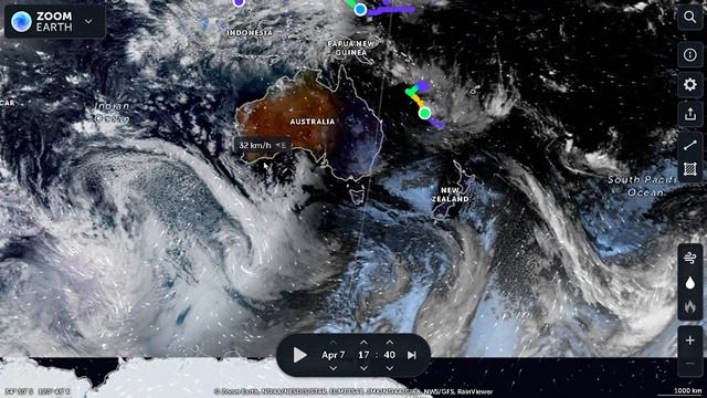 Zoom Earth LIVE weather, storm tracker, wildfire maps — Mozilla Firefox 2022 04 07 23 12 33 смотреть онлайн