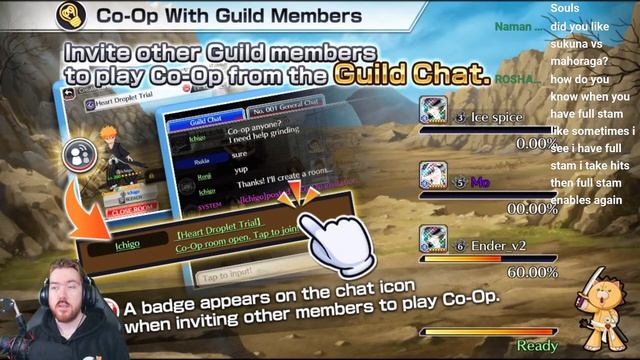 FIRST TIME ATTEMPTING RANGED NO AFFILIATION VERY HARD GUILD QUEST LIVE! Bleach: Brave Souls! смотреть онлайн
