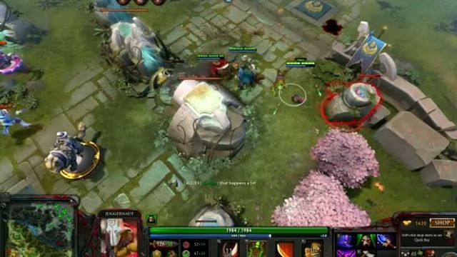 Dota 2 Juggernaut:Learn how to swim in grass смотреть онлайн