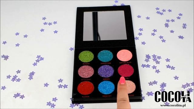 Makeup Revolution Abracadabra Paleta Prasowanych Brokatów смотреть онлайн