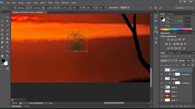 Safari | Big Sunset Photoshop Manipulation Editing Tutorial смотреть онлайн