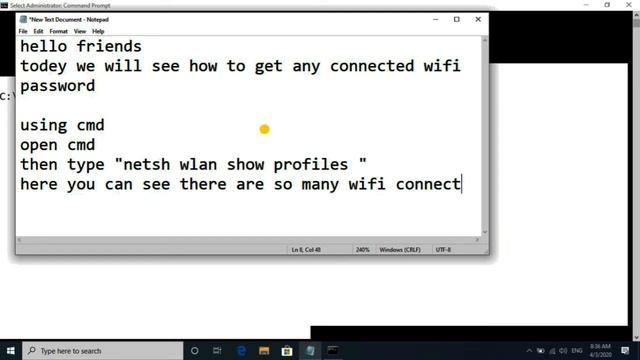 how to hack WiFi password using cmd prompt (command prompt) 2 minute me kare hack wifi смотреть онлайн