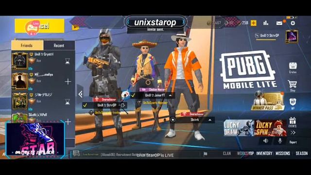 PUBG MOBILE LITE LIVE GAMEPLAY | TDM | SOLO | SQUAD GAMEPLAY |UniX StarOP Is LIVE смотреть онлайн