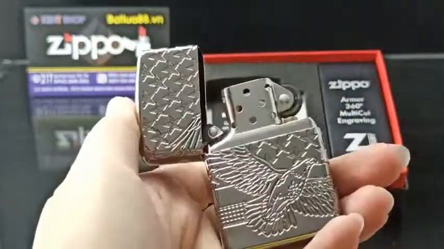 Bật Lửa Zippo 49027 – Zippo Armor MultiCut Patriotic Eagle High Polish Chrome Z262 смотреть онлайн