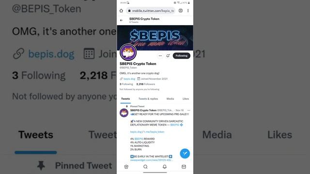 BEPIS Token Intro Review BEP20 NO CG NO CMC Doxxed KYC AUDIT 500M Supply Static Reflections + Game смотреть онлайн