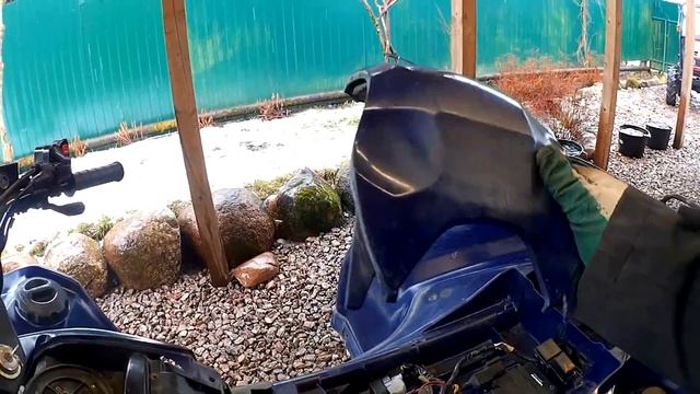 Тотальное ВОССТАНОВЛЕНИЕ SUZUKI KingQuad начало часть3