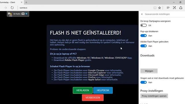 Sunnieday - Microsoft Edge Flash Player / Zwart Beeld (Probleem oplossen) смотреть онлайн