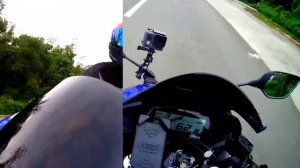 AKASO BRAVE 4 AND GOPRO HERO+ DUAL CAM TEST, CHILL RIDE, TOP SPEED AND SHOUT OUTS