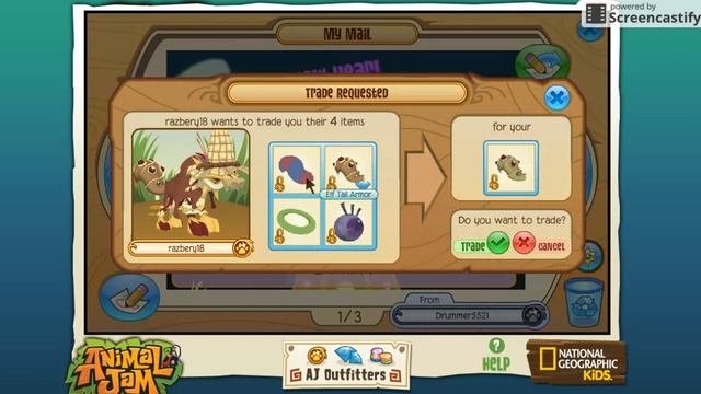 Trading attempts!-Beige beta elf tail! смотреть онлайн