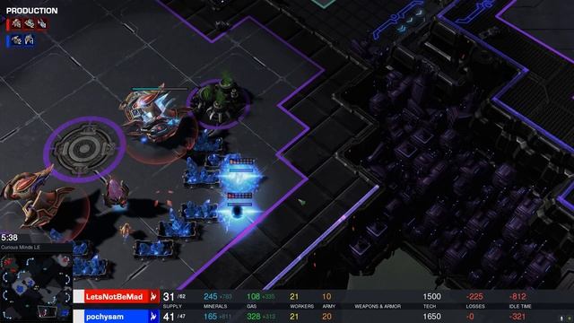 Brave Noob World - LetsNotBeMad (P) vs pochysam (P) on Curious Minds - StarCraft 2 - 2021 смотреть онлайн