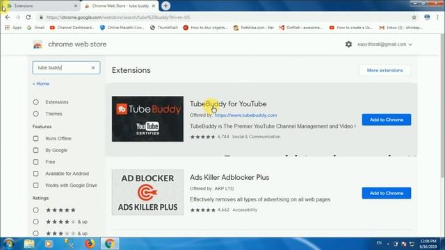 How to add TubeBuddy extension in Google chrome ? смотреть онлайн