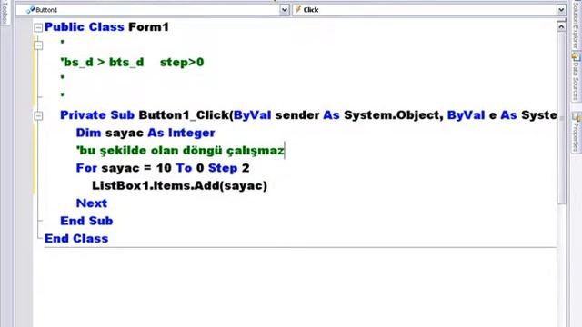VisualBasic NET 2008 Ders 81 For Next Örnek 4 Mozilla Firefox смотреть онлайн