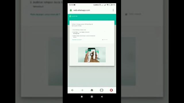 SADAP WHATSAPP dengan operamini смотреть онлайн