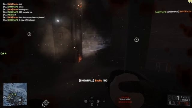 SNOWBALL vs helicopter - Christmas CTE update -Only in Battlefield 4 смотреть онлайн