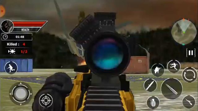 IGI Sniper 2019 us army commando mission Gameplay | Aerial Strike Mode Level #4 | Android Gameplay смотреть онлайн