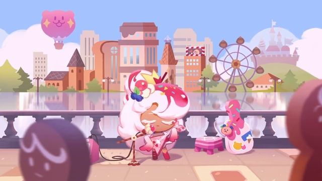 Parfait Cookie But She Sings Super Idol || Cookie Run meme смотреть онлайн