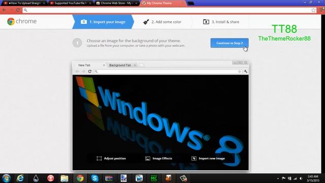 Make a Google Chrome Theme смотреть онлайн