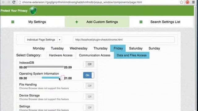 Web Chrome Privacy Extension Advance Settings смотреть онлайн