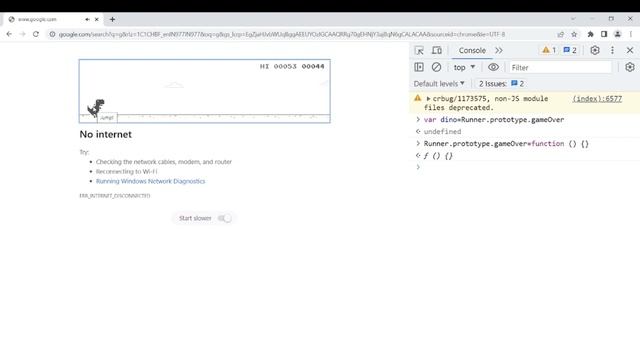HOW TO HACK CHROME DINO RUN FOR HIGH SCORE IN 2 SECONDS смотреть онлайн